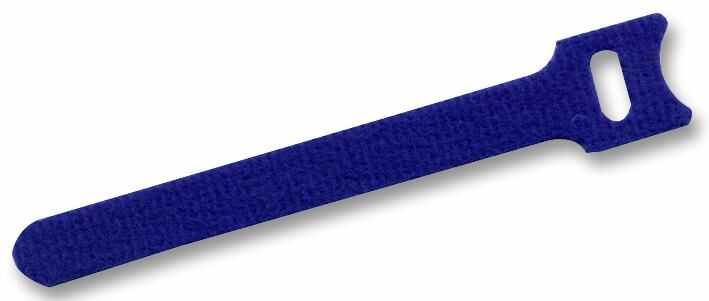 Hook & Loop Cable Ties Blue 10 Pack