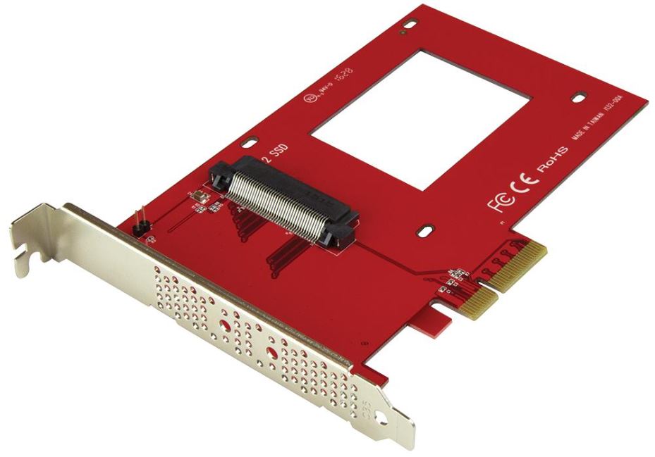 U.2 to PCIe Adaptor for 2.5" U.2 NVMe SSD Drives