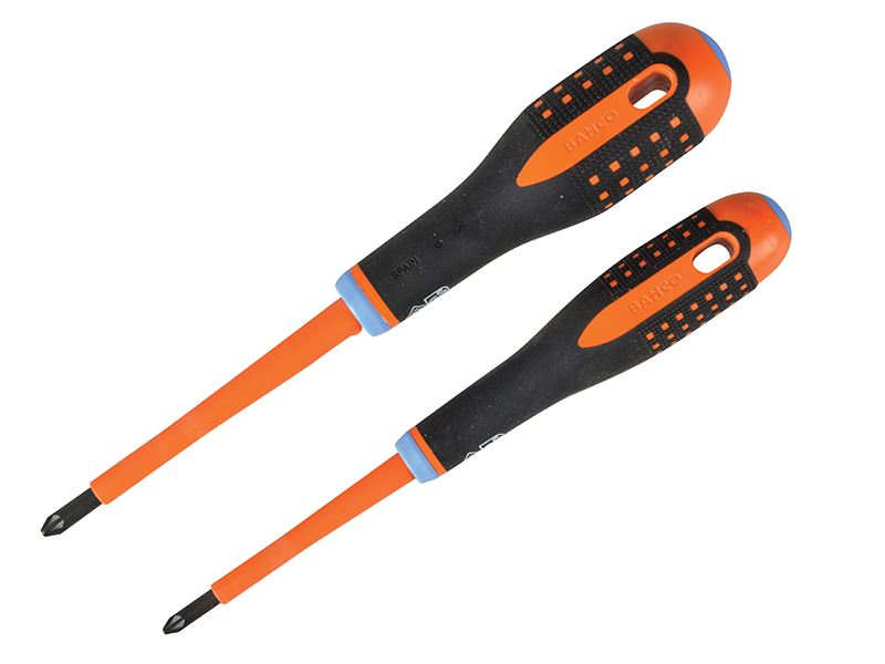 BE-9890S ERGO™ VDE Insulated Screwdriver Set, 2 Piece