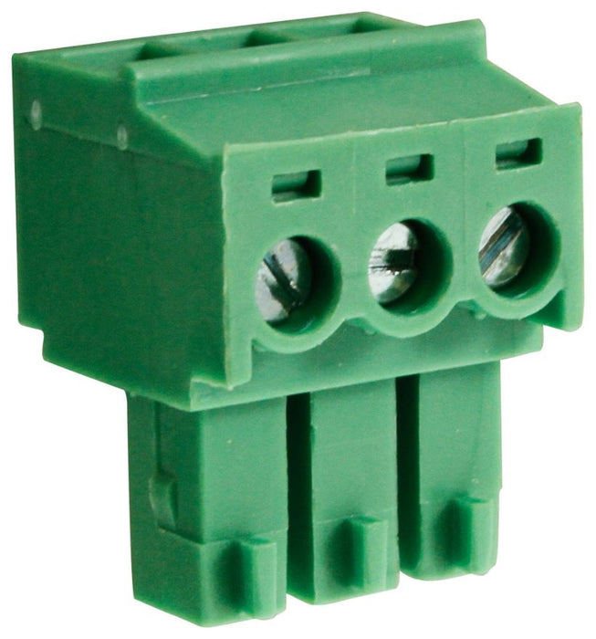 3.81mm Pluggable Rising Clamp Terminal Block, 3-Pole, 8A