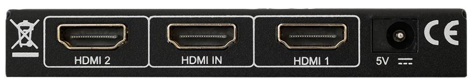 2 Way 4K UHD HDMI Splitter with EDID, HDCP 2.2