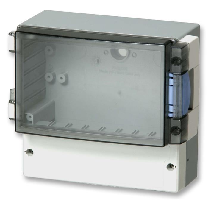 IP65 ABS Cardmaster Instrument Enclosure with Transparent Lid - 166x160x106mm