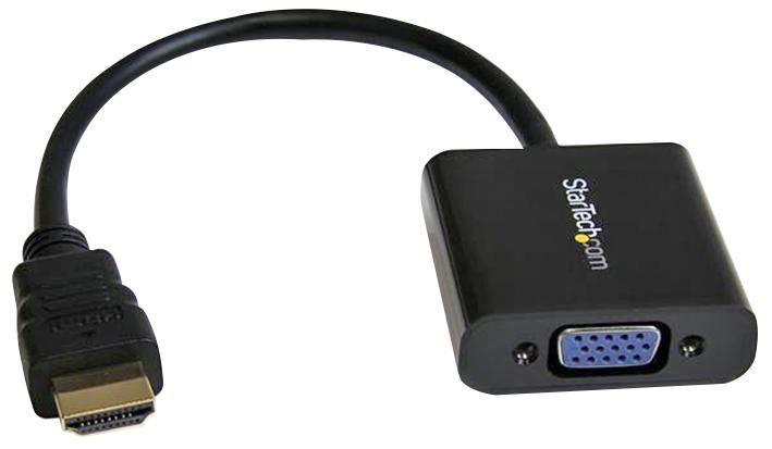 HDMI to VGA Adaptor Converter for Desktops, Laptops & Ultrabooks - 1080p Support