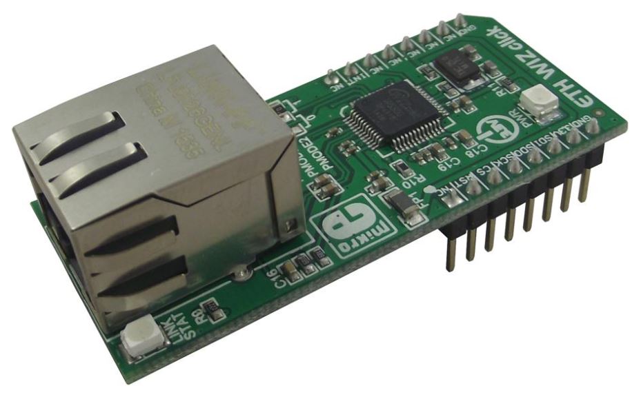 Ethernet Wiz W5500 Click Board