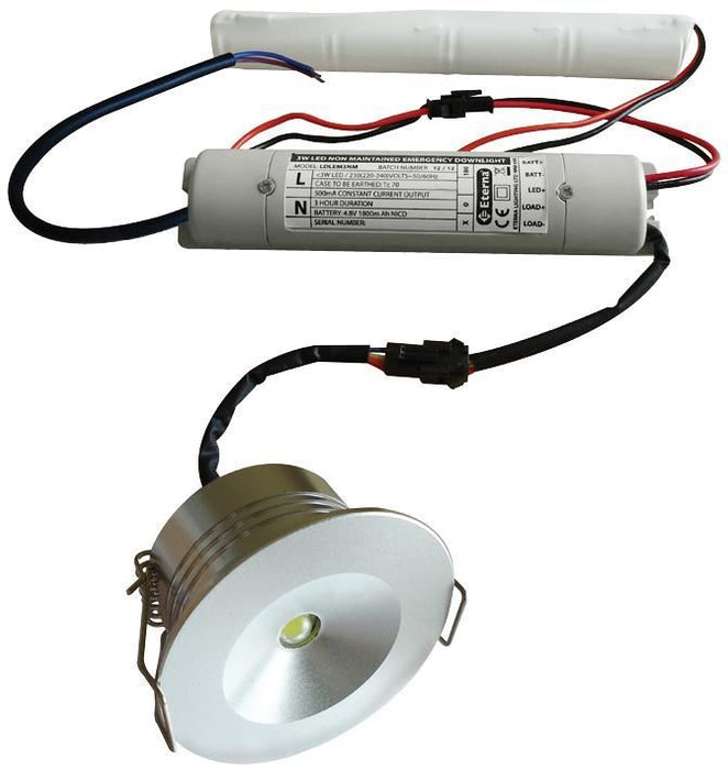 ETERNA - LED Emergency Downlight, 1.5W IP20