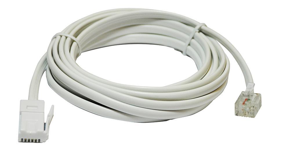 6m RJ11 to BT Plug Telephone Lead