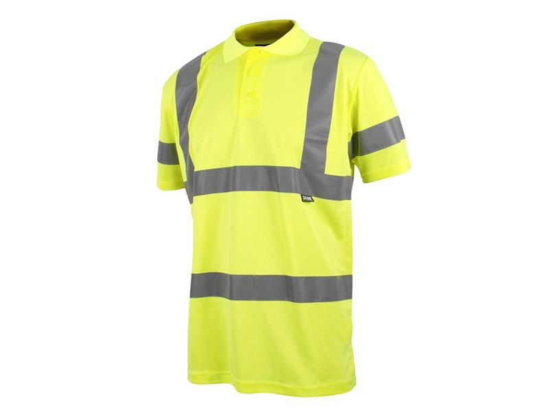 Hi-Vis Polo Shirt Yellow - L (42in)