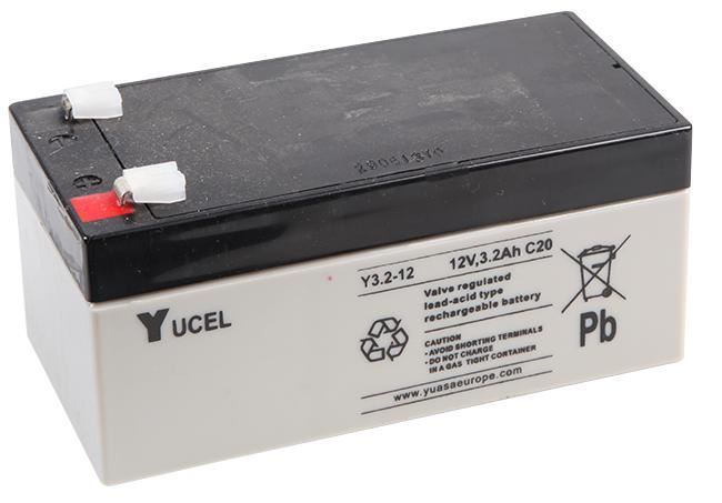 Yucel 12V 3.2Ah Sealed Lead Acid Battery