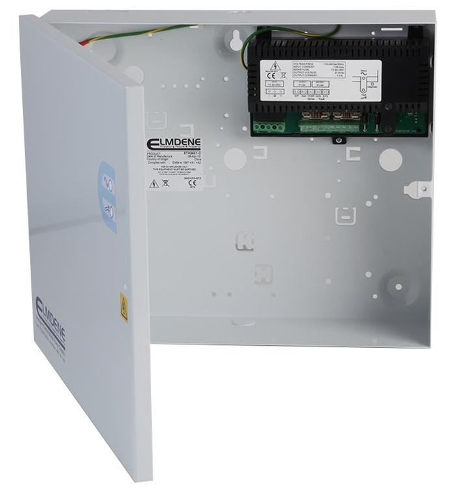 27.6V, 1A, EN54 Rated Fire System Power Supply, 7Ah