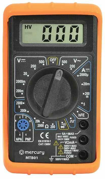 500V AC/DC Digital Multimeter with Square Wave Output