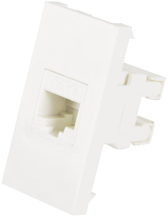 Cat6 RJ45 Keystone Socket Wall Plate Module, 50x25mm