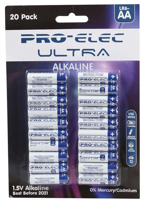 Ultra Alkaline Batteries 20 Pack