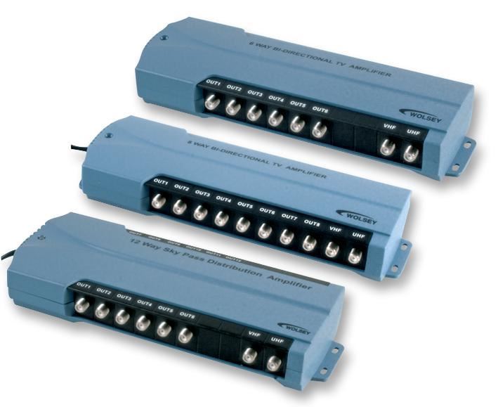 8 Way TV Signal Amplifier 4G/LTE Filter