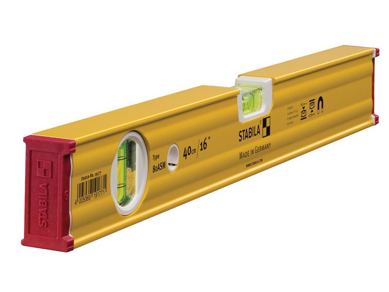 80 ASM Single Plumb Magnetic Box Section Spirit Level