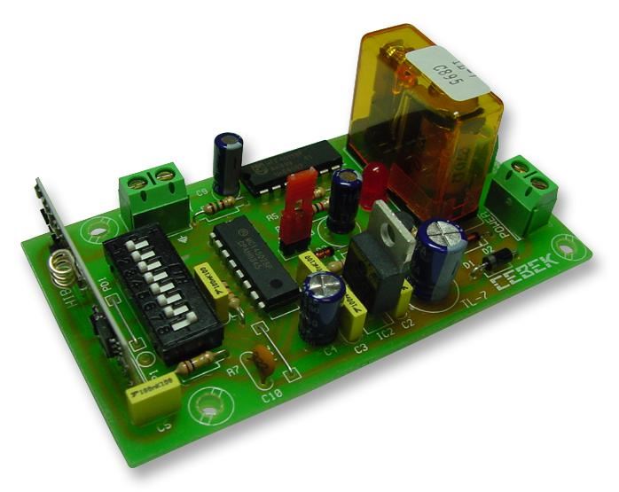 12V Double Touch 1-Channel Remote Control Receiver Module with Single Relay Output