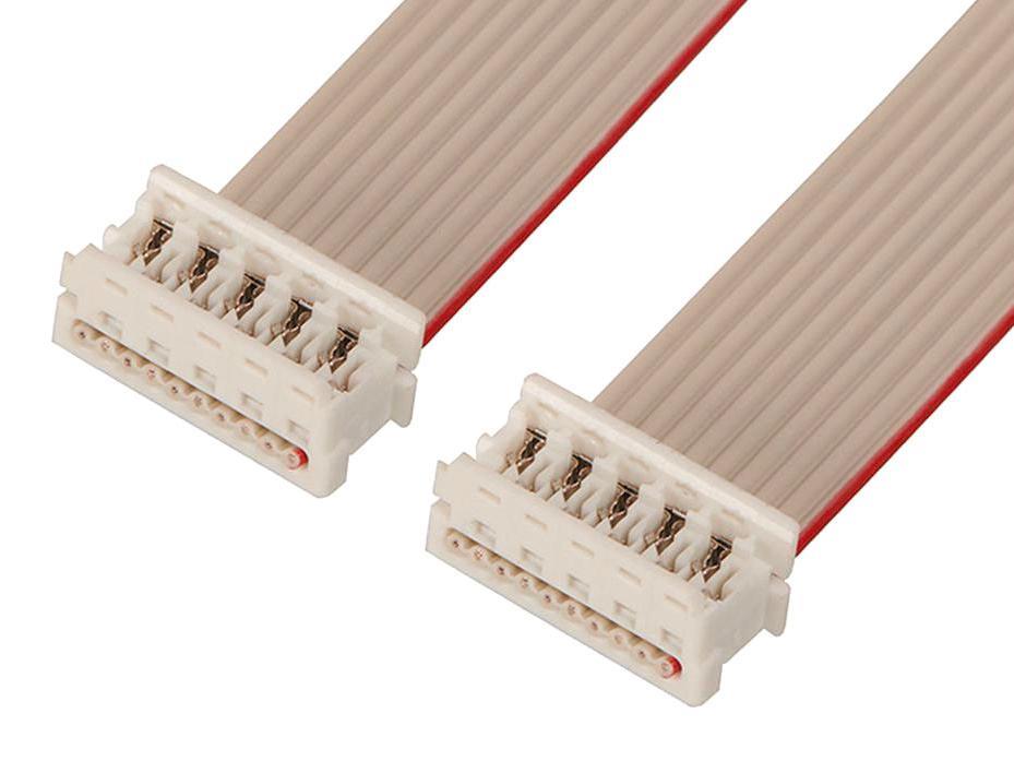 Cable Assembly, Flat, 20 Way, 250mm