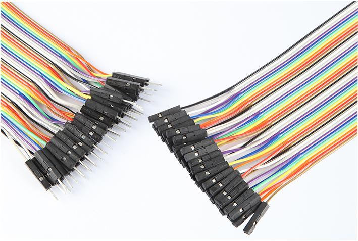 40 Way Male to Female Jumper Ribbon Cable - 200mm