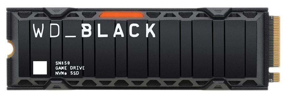 Black SN850 NVMe with Heatsink M.2 2280 Solid State Drive, 500GB