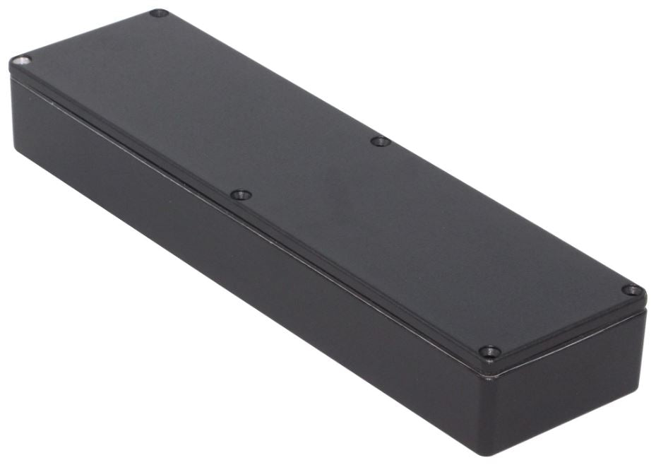 IP65 Black Die Cast Aluminium Instrument Enclosure