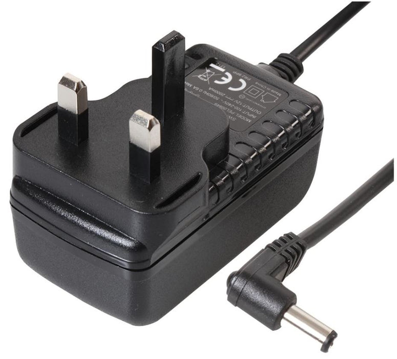 12V, 2A,24W, Plug In Power Supply (Level VI), Right Angle