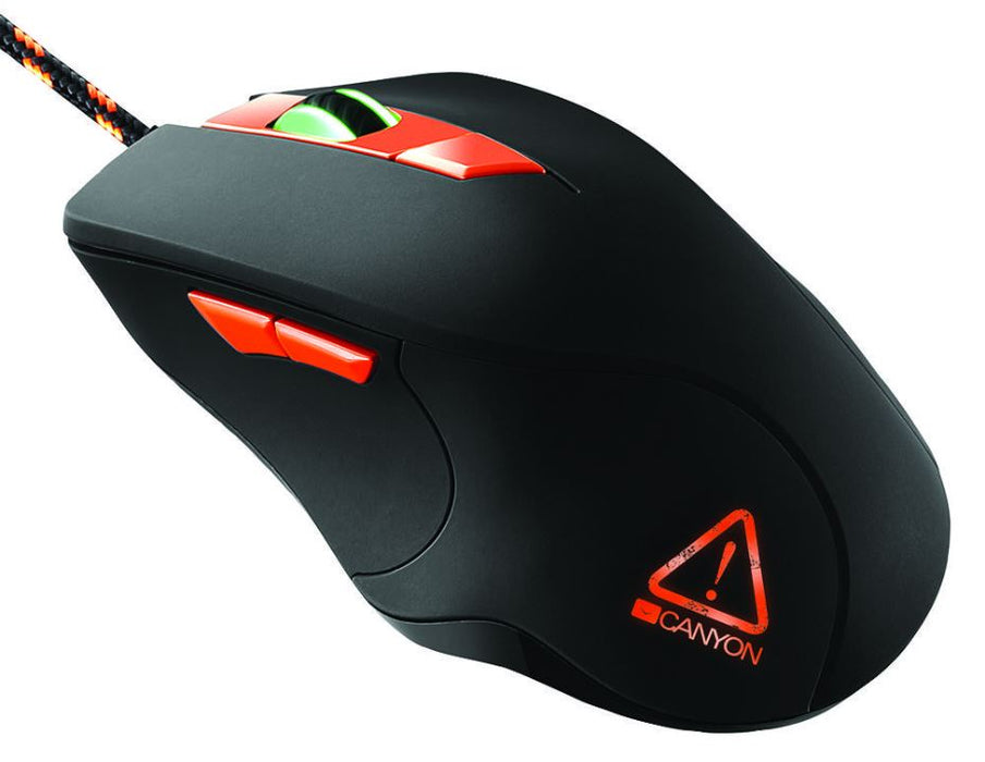 Eclector 6 Button Optical Mouse, Black