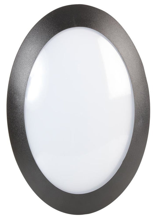 PRO ELEC - 14W, 220V AC - 240V AC Black Circular LED Bulkhead