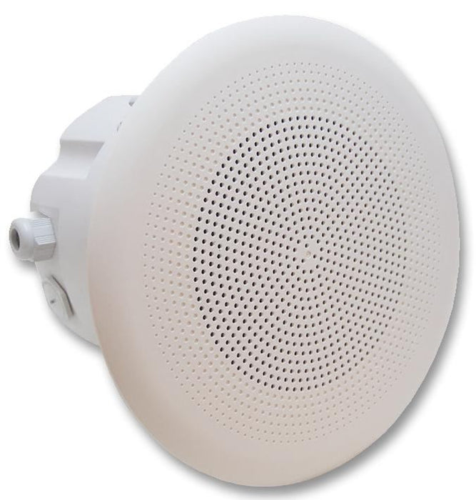 Ceiling Speaker with Integral Line Transformer, 6" 6W RMS 100V