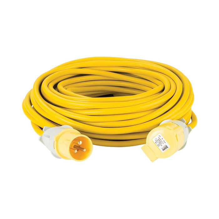 Extension Lead Yellow 2.5mm2 16A 25m - 110V