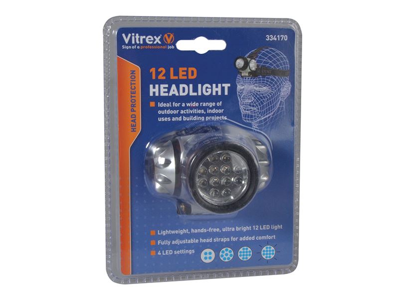 334170 Headlamp 12 LED