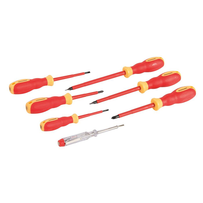 VDE Soft-Grip Electricians Screwdriver Set 7pce - 7pce