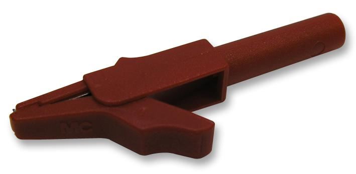 15A 4mm Insulated Crocodile Clip - Red