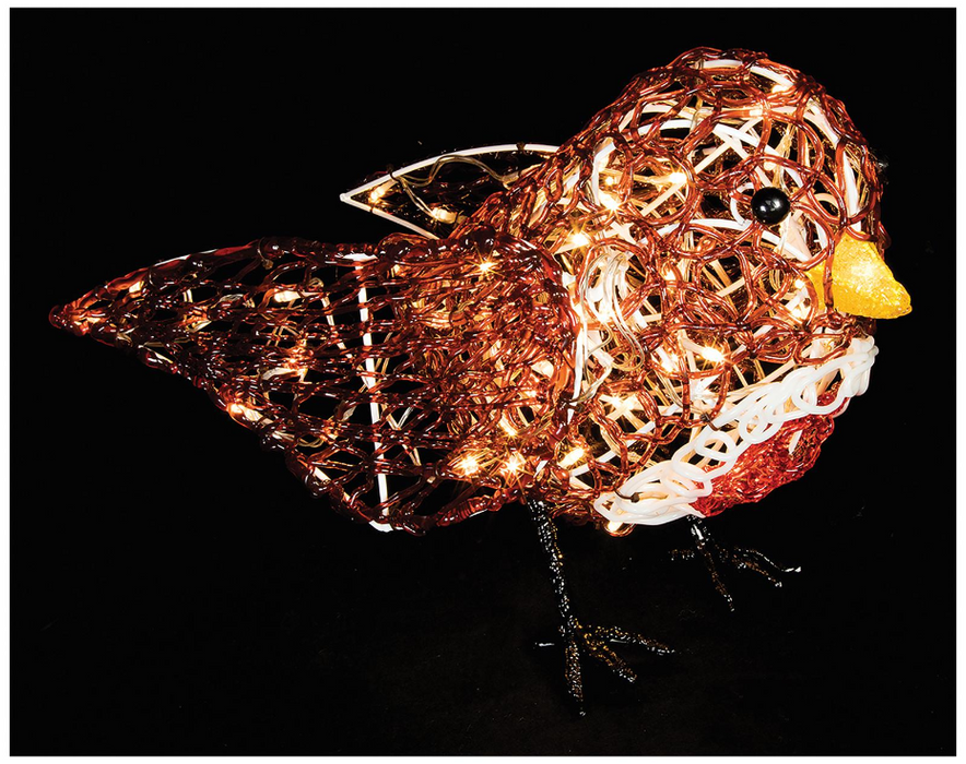 Premier - 30cm LED Soft Acrylic Christmas Robin