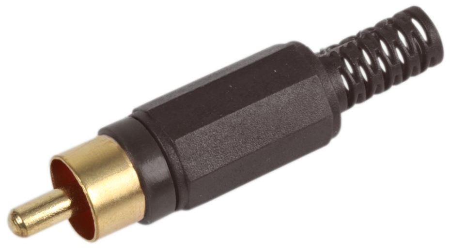 Black Phono Plug