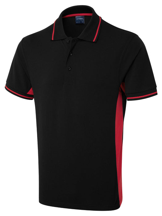 Unisex Two Tone Polo Shirt