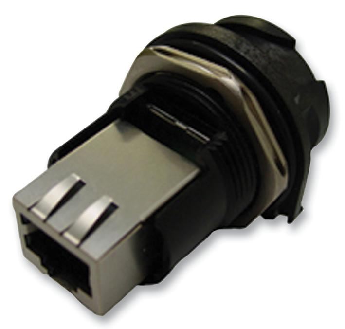 Receptacle, RJ45, Sealed, Jam Nut