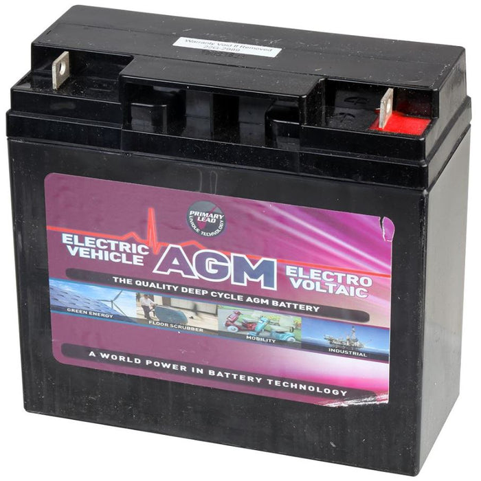 AGM Series Deep Cycle Lead Acid Battery, 12V 33Ah