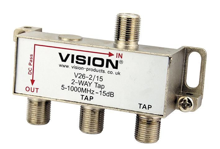 2-Way 15dB MATV Tap V26-2/15