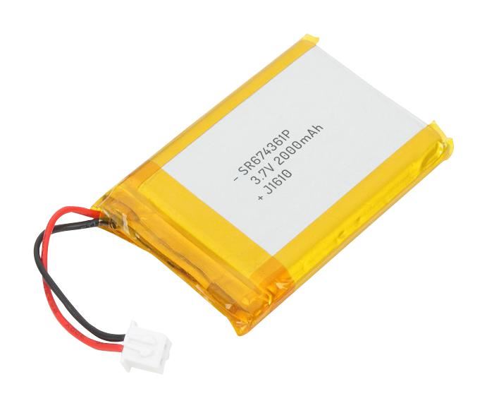 2000mAh 3.7V LiPo Rechargeable Battery