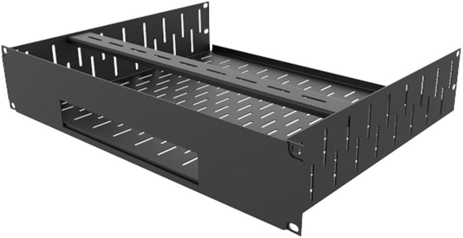 19" Sky Q Mini Box Rack Shelf with Faceplate, 2U