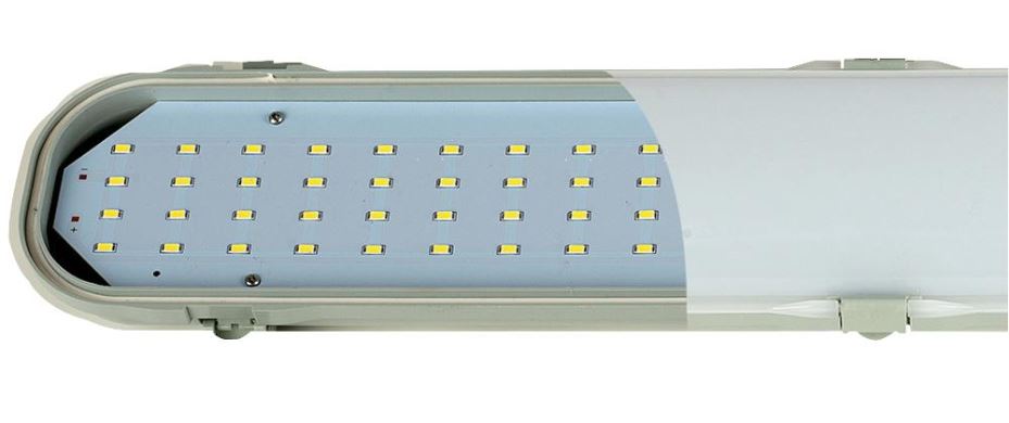 Boxer IP65 40W 5' LED Fitting with Opal Diffuser, 4500K (Neutral White)