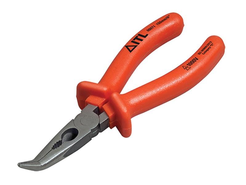 Insulated Bent Nose Pliers 150mm