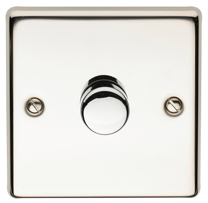 250W, 1 Gang 2 Way Dimmer Light Switch, Polished Chrome