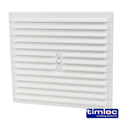 Hit and Miss Grille Vent White