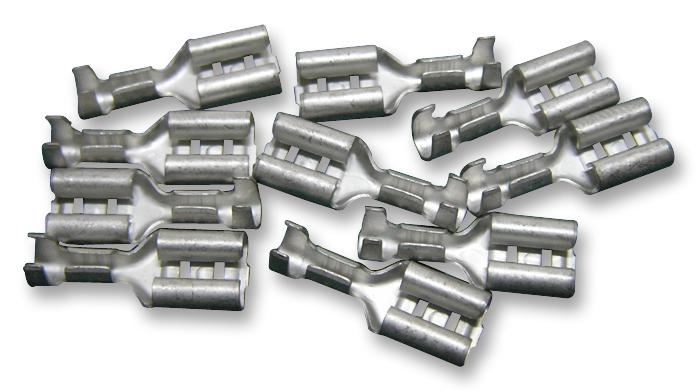 Push On Crimp Terminal 5mm x 0.8mm, 10 Pack