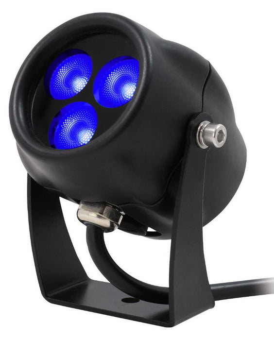 3x1W LED Deep-Blue Light Fixture, IP65