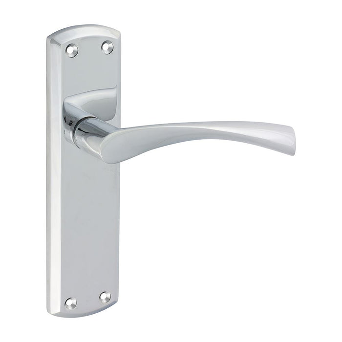 Zeta Latch Handles - Polished Chrome (Size 175 x 45 - 2 Pieces)