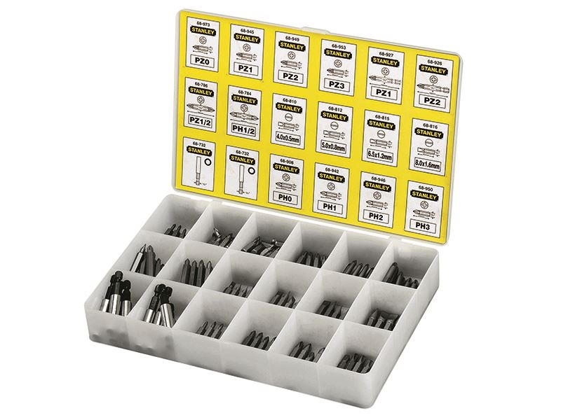 Insert Bits & Magnetic Bit Holders Assorted Tray, 200 Piece