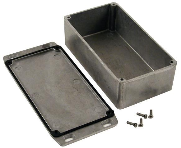 IP65 Die Cast Aluminium Instrument Enclosure with Flanged Lid