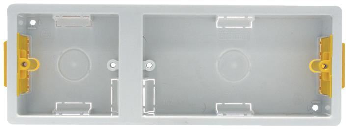 3 Gang (2+1) Dry Lining Box, 35mm