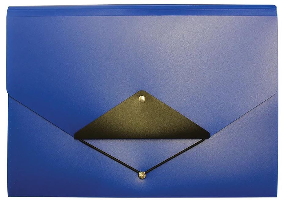 13 Pocket Expanding File, Blue